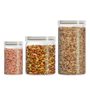 Pyrex® 3-Piece Glass Canister Set