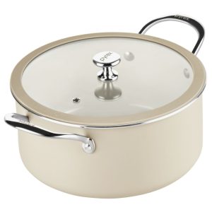 Pyrex® Ceramic Cookware 10-in/4.5qt Stock Pot with Lid