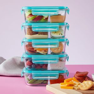 Pyrex® MealBox 10-Piece Divided Storage Set, 2.3 Cup