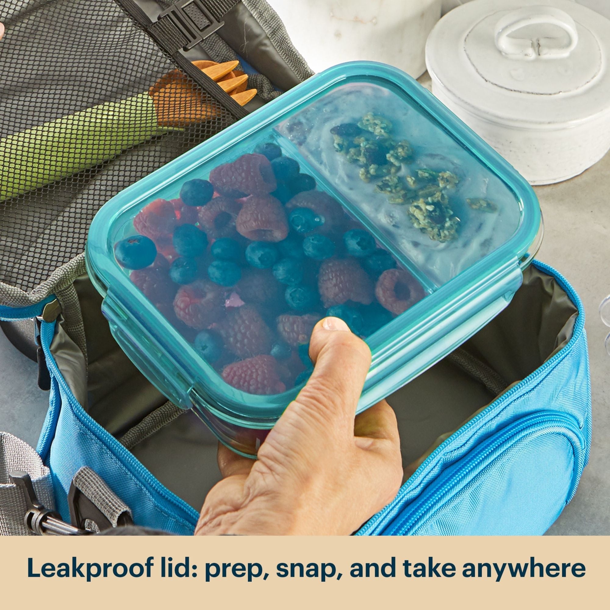 Pyrex® MealBox 10-Piece Divided Storage Set, 2.3 Cup - Image 5