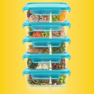 Pyrex® MealBox 10-Piece Divided Storage Set, 4 Cup
